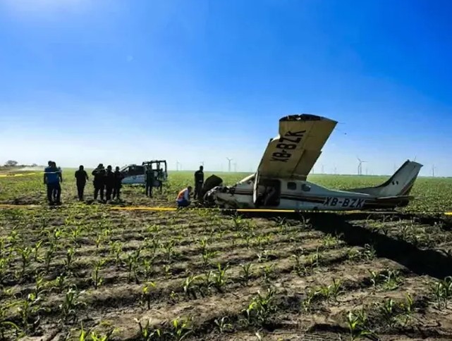 Accidente aéreo en Tamaulipas: un fallecido y un herido