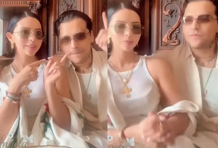 Nodal y Ángela Aguilar desatan polémica con el “Tag de los Esposos”