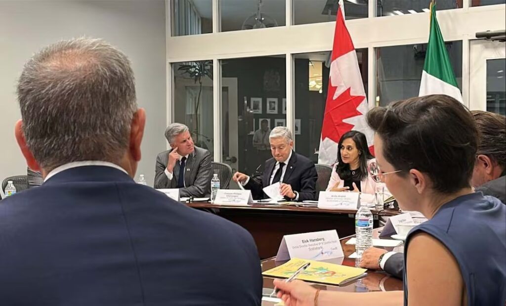 Ministros de Canadá exploran con empresarios de México «nuevas oportunidades»