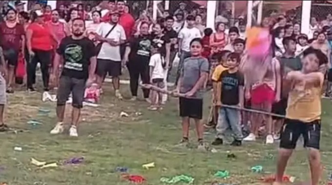 VIDEO: Usan animales como piñata en fiesta de Campeche