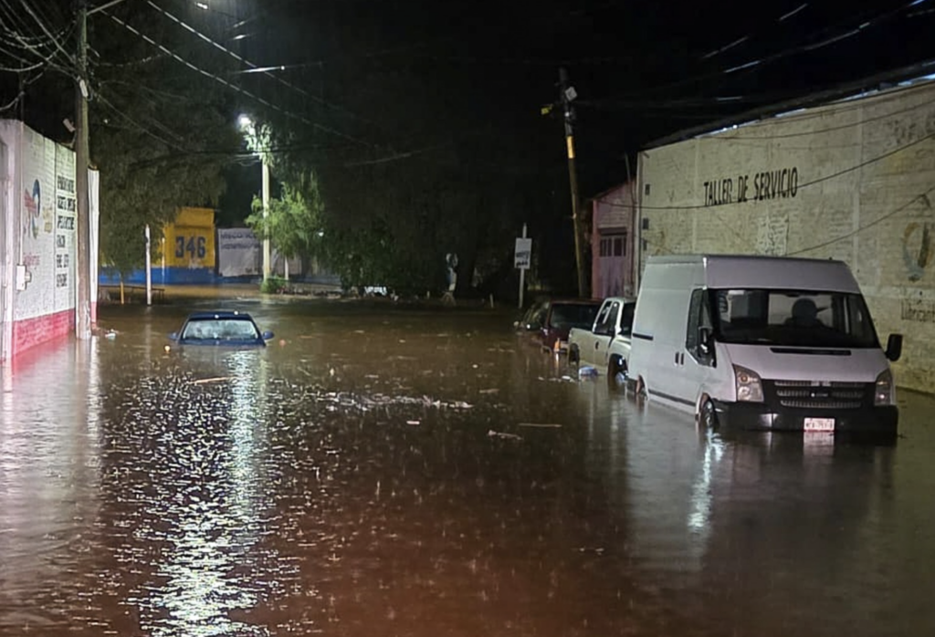 Fuertes lluvias provocan desbordamiento de ríos en Los Altos de Jalisco