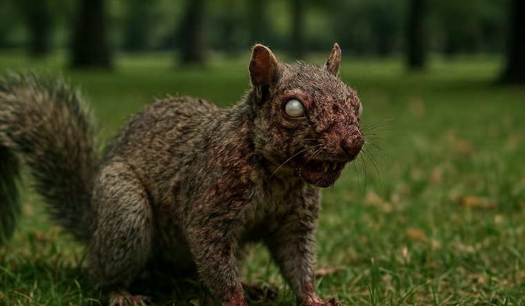 Preocupación por la aparición de ‘ardillas zombies’