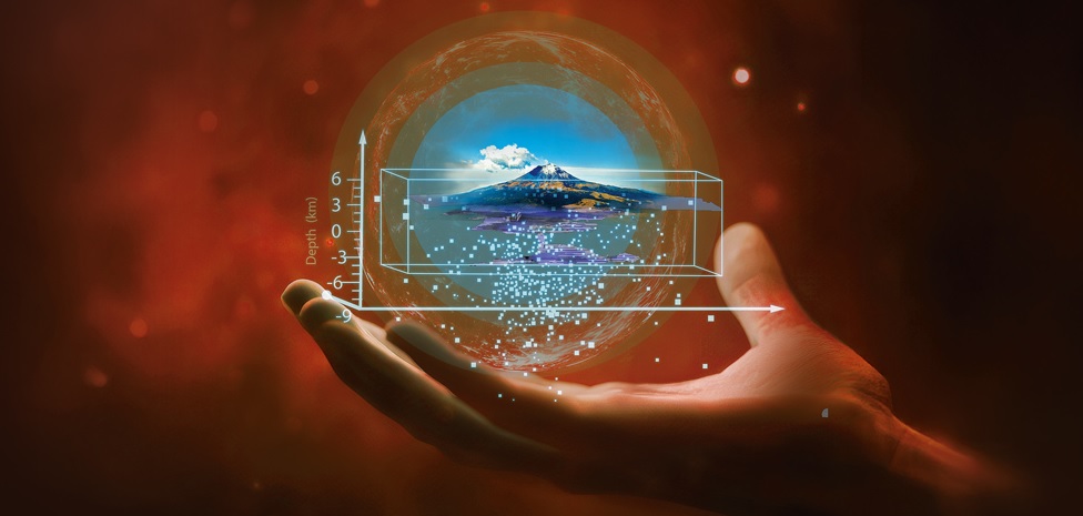 Científicos de la UNAM crean el primer modelo 3D del interior del Popocatépetl con inteligencia artificial