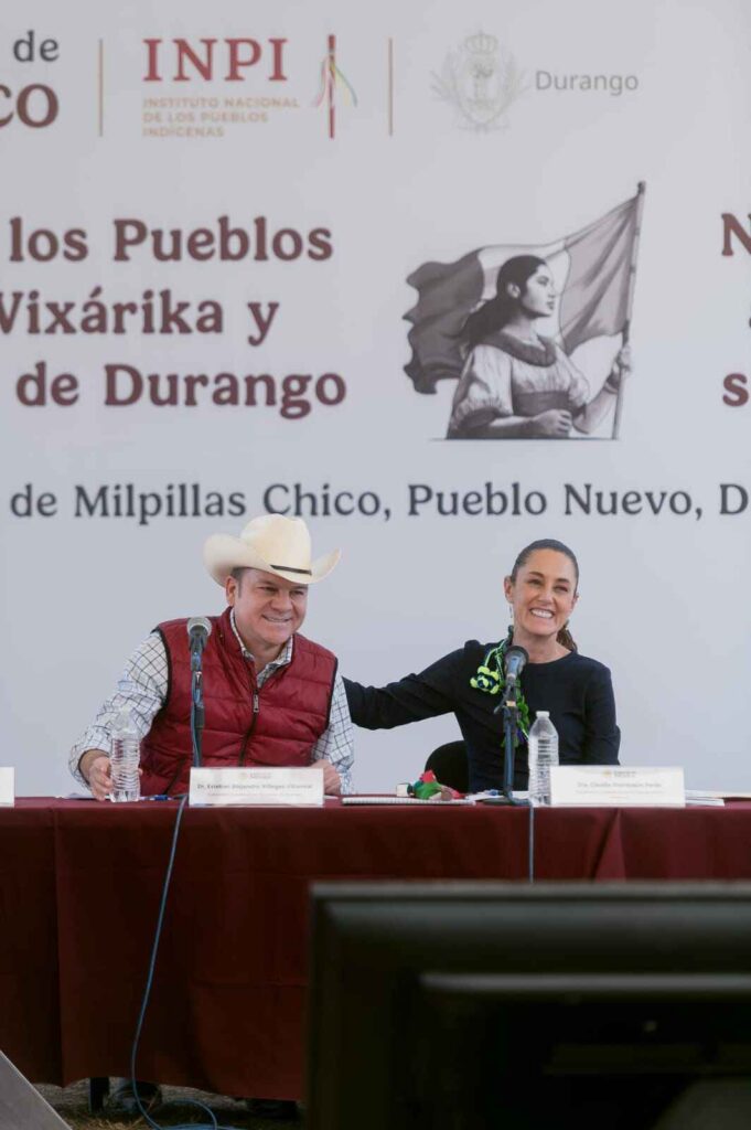 Presidenta Claudia refrenda compromiso con Durango al destacar avances del Plan de Justicia Energética en la zona sierra