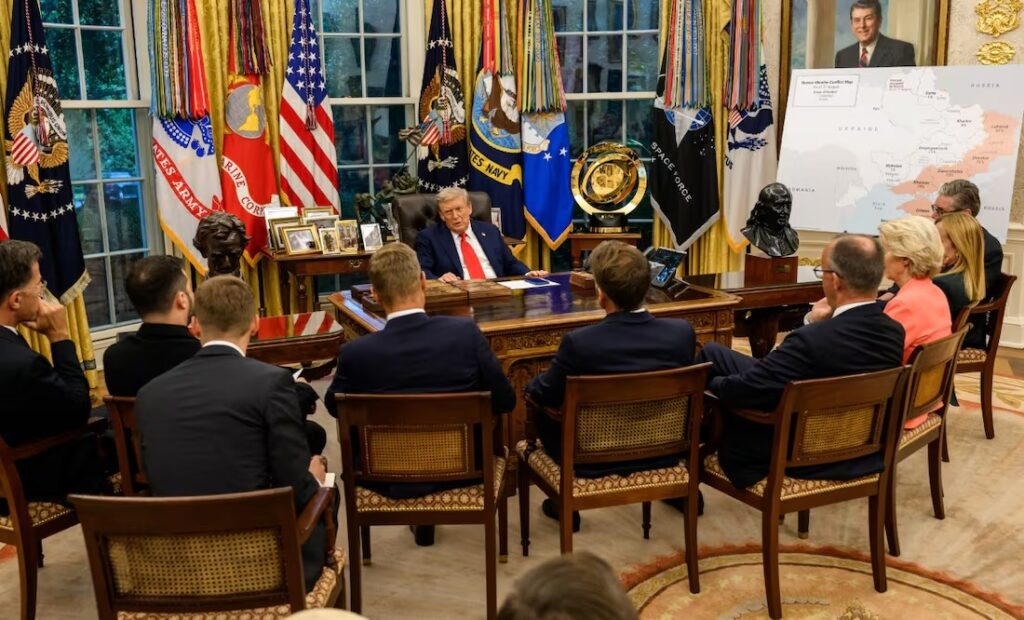 Trump asegura que acuerdo de paz en Ucrania le ayudaría a «ir al cielo»