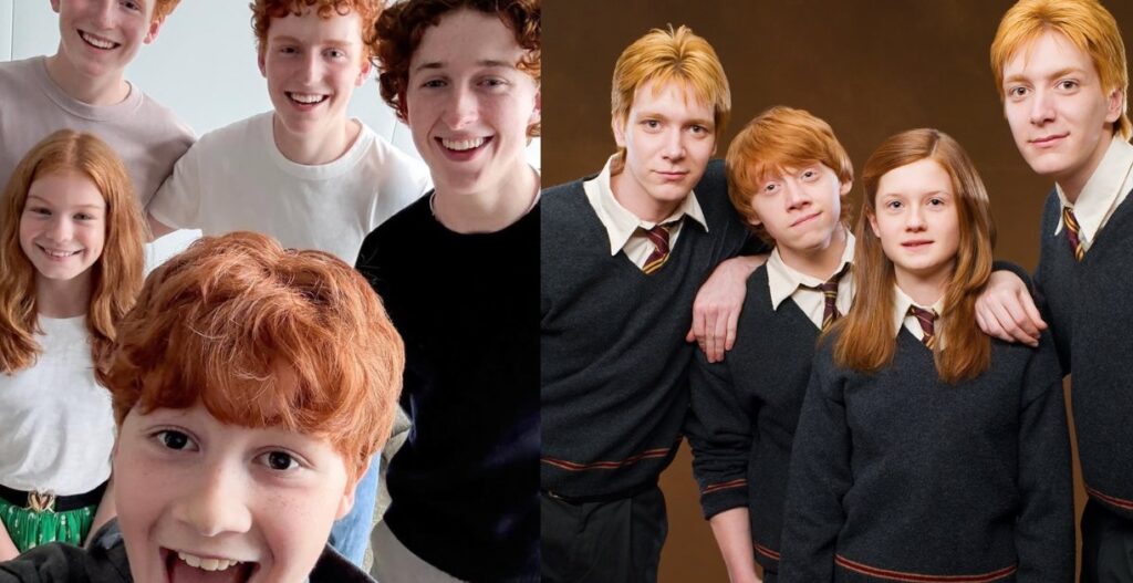 Primer vistazo a los hermanos Weasley en la nueva serie de Harry Potter: HBO Max revela elenco completo