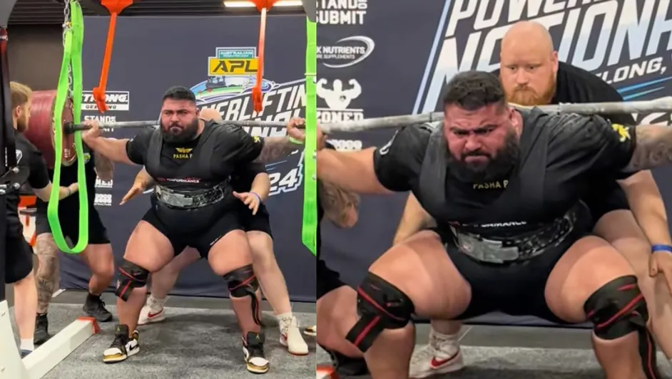VIDEO: ¡Hombre levanta 400 kilos y comienza a sangrar por los ojos, boca y frente!