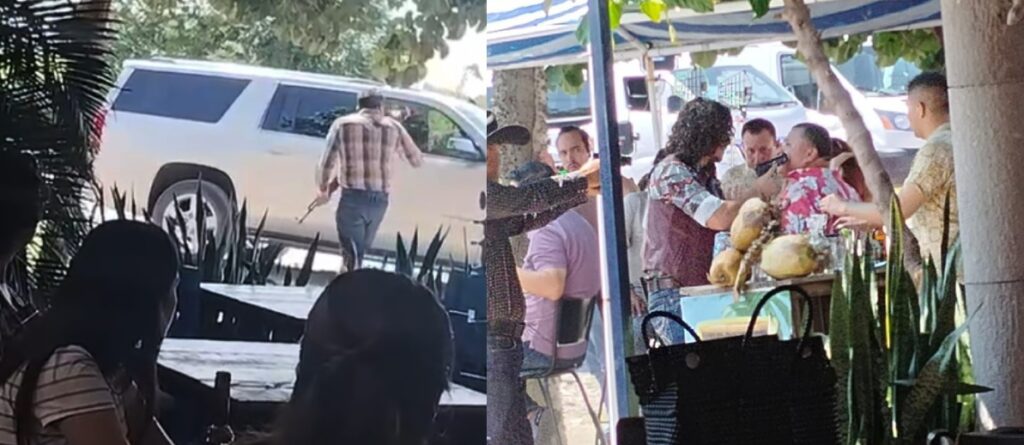 Hombres armados y camionetas blindadas aterrorizan a vecinos en grabación del «Señor de los Cielos»