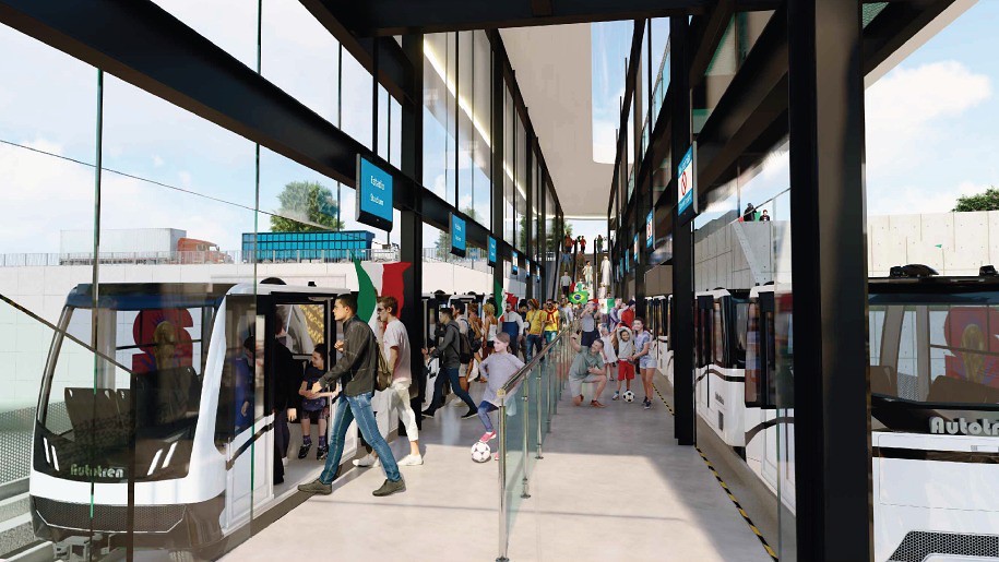 Zapopan anuncia Auto Tren eléctrico para conectar MiMacro con el Estadio Akron