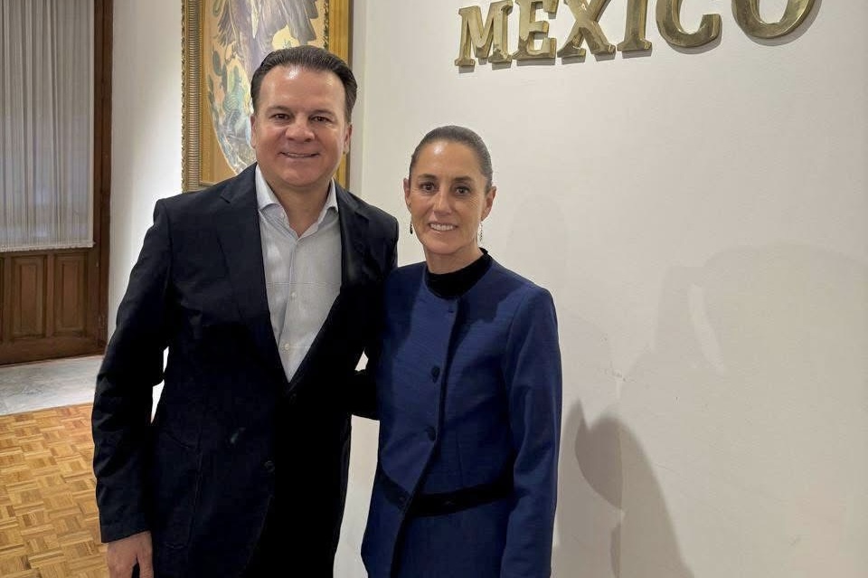Esteban Villegas se reúne con Claudia Sheinbaum; abordan temas prioritarios para Durango