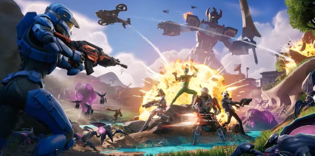 ¡Power Rangers y Halo llegan a Fortnite! La temporada 4 capítulo 6 se filtra con skins épicas y fecha confirmada en México