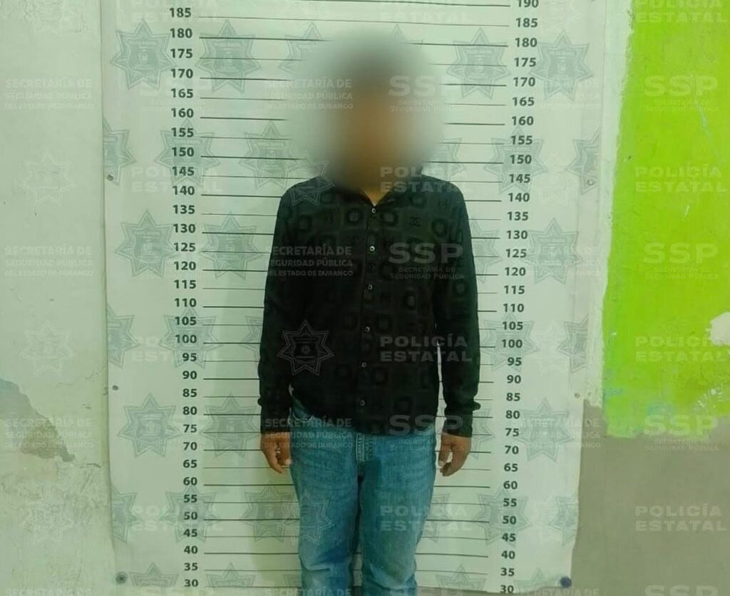 Detienen a joven de 19 años por golpear a su expareja y su hijo en Santiago Papasquiaro