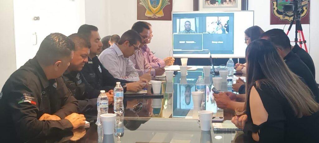 Canatlán fue sede de reunión regional de la Mesa de Seguridad