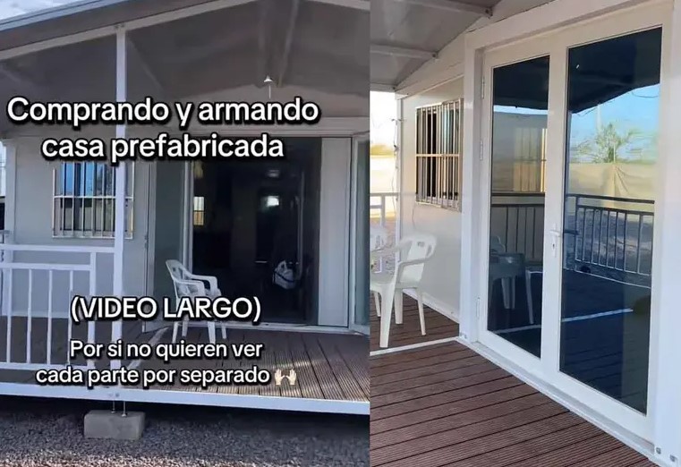 Mujer compró su casa en AliExpress y la armó en México