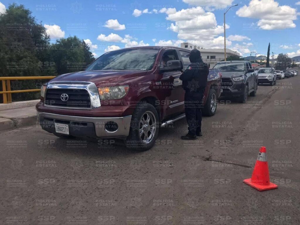 Operativo Dragón rinde frutos en Santiago Papasquiaro: 6 detenidos y más de 40 revisiones en 3 días