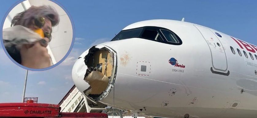 VIDEO: Buitre impacta avión en pleno vuelo y obliga a aterrizaje de emergencia