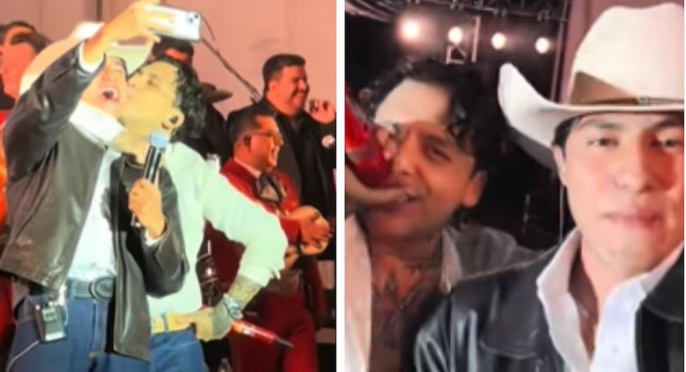 Joven que fue besado por Nodal durante concierto rompe el silencio