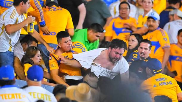 Tigres toma medidas contra los involucrados en la violencia en el juego contra el América.