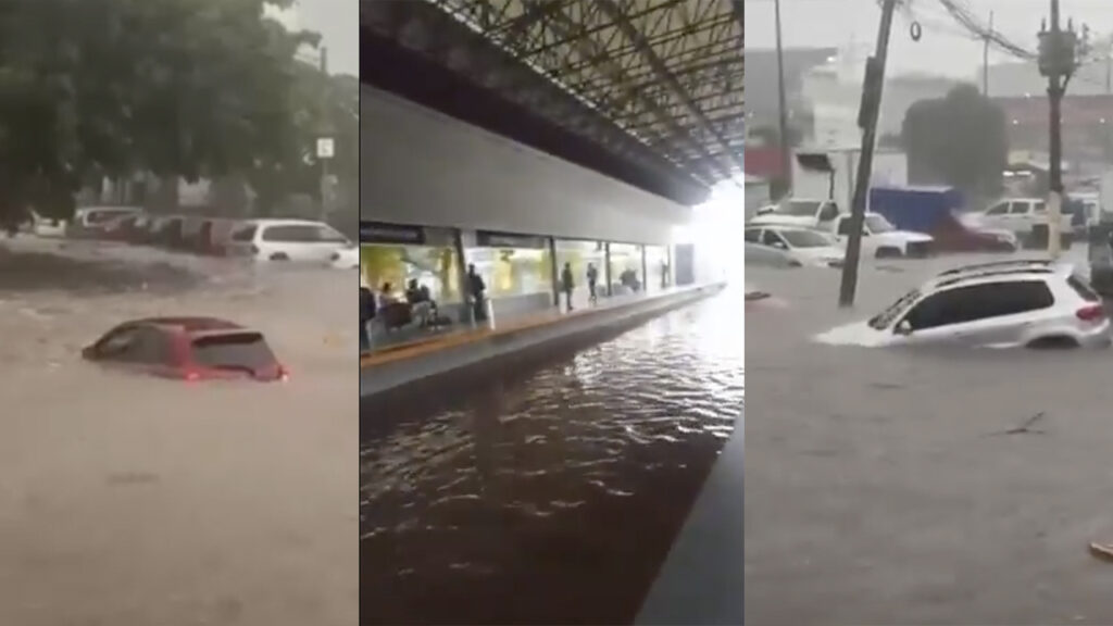 Inundaciones afectan varias zonas del AMG tras intensa lluvia