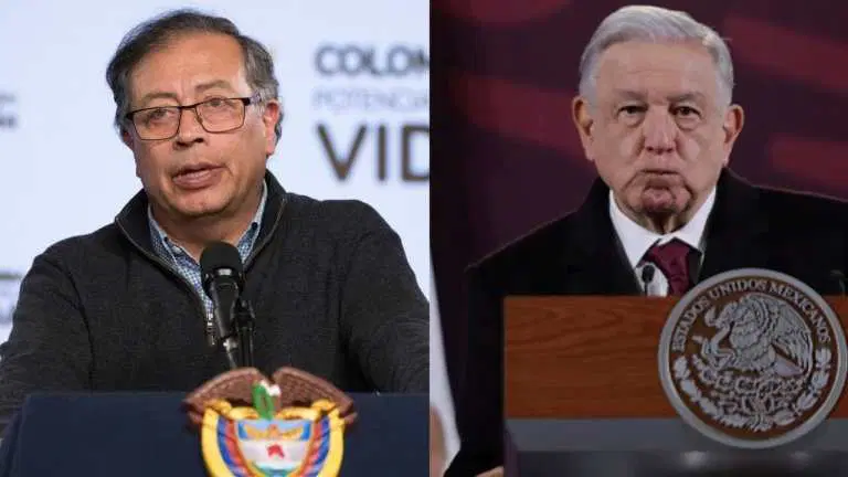 Petro elogia a López Obrador por su lucha contra la pobreza
