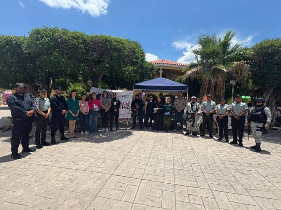Realizan Jornada por la Paz en Tepehuanes con enfoque en prevención del delito