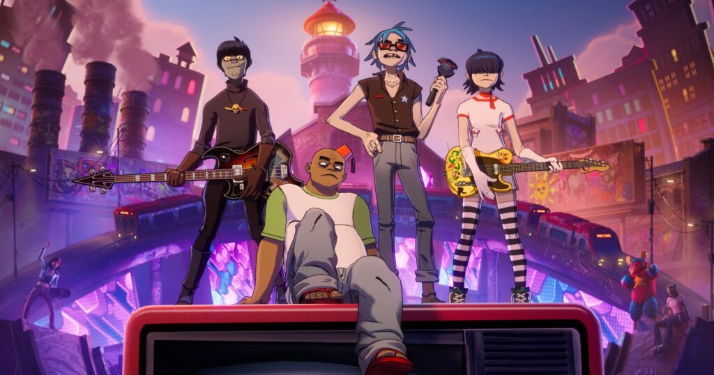 Del escenario a la pantalla: Gorillaz transforma Fortnite en un concierto interactivo