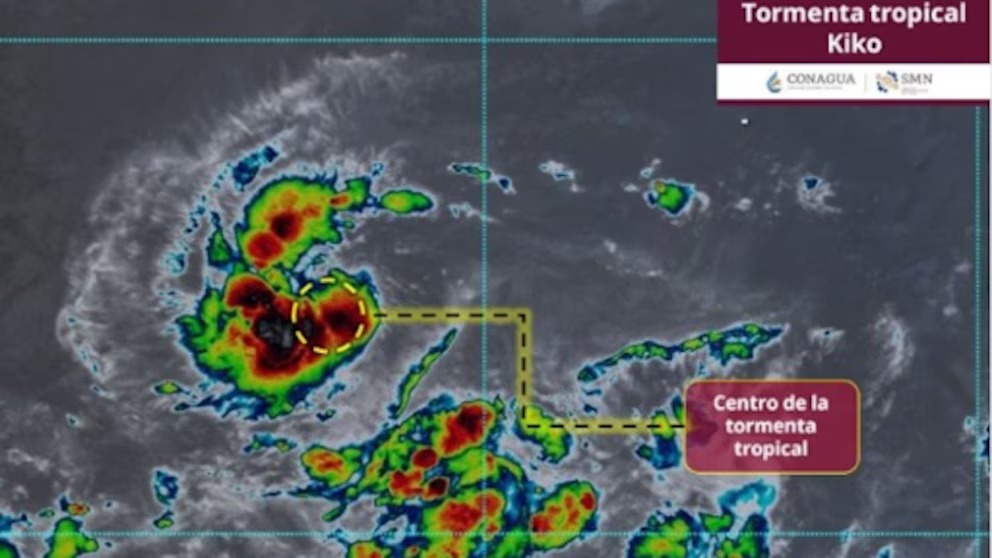 Se forma la Tormenta Tropical Kiko en el Pacífico: ¿Cuál será su trayectoria?