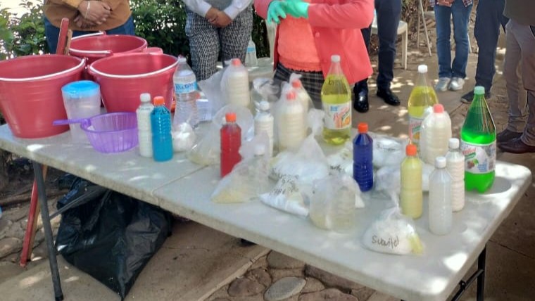 Habrá nuevo taller de elaboración de productos de limpieza