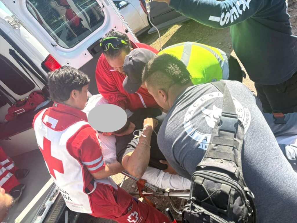 Quería escapar por la puerta falsa y lo rescataron