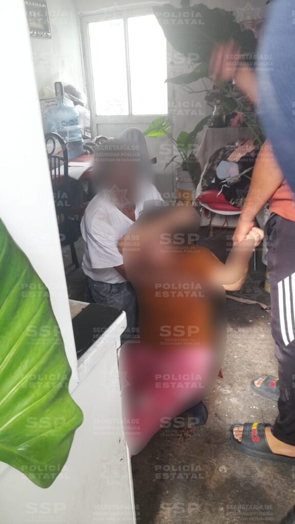 Se quería causar daño y la rescata la policía