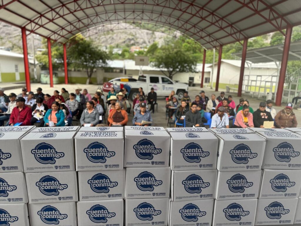 Arranca en Guadalupe y Calvo la segunda entrega de apoyos en especie para adultos mayores y personas con discapacidad