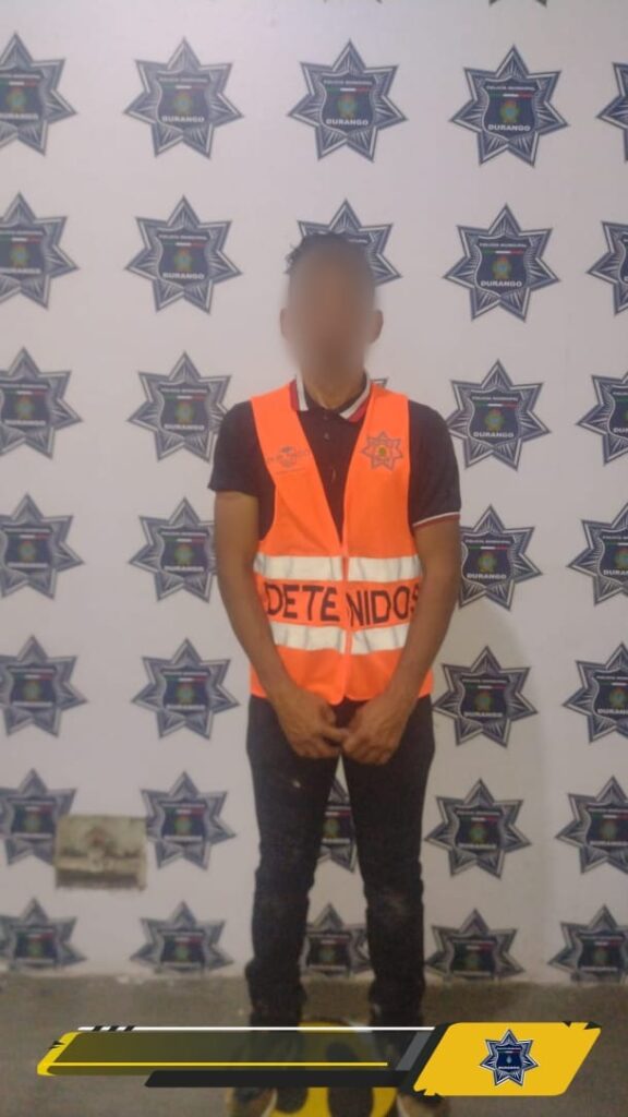 Policías lo detienen por violencia familiar
