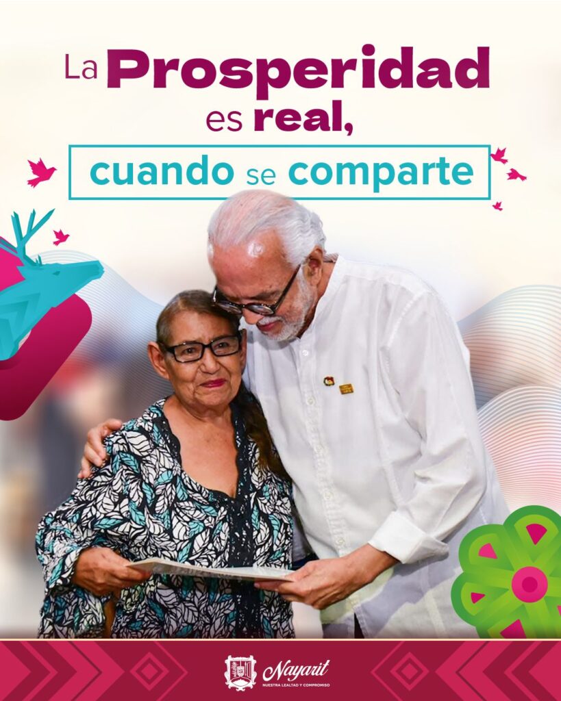 La prosperidad solo es real cuando se comparte con todas y todos