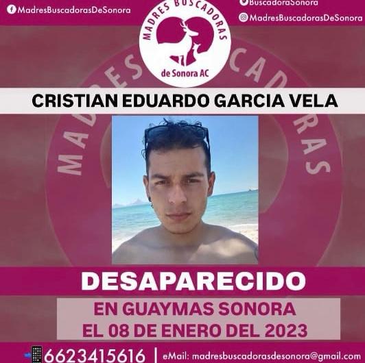 Padres buscan a su hijo desaparecido en Sonora