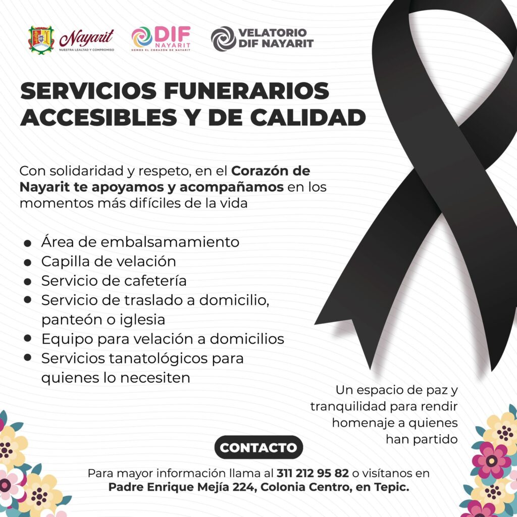 El Corazón de Nayarit, acompaña a las familias nayaritas en los momentos más difíciles