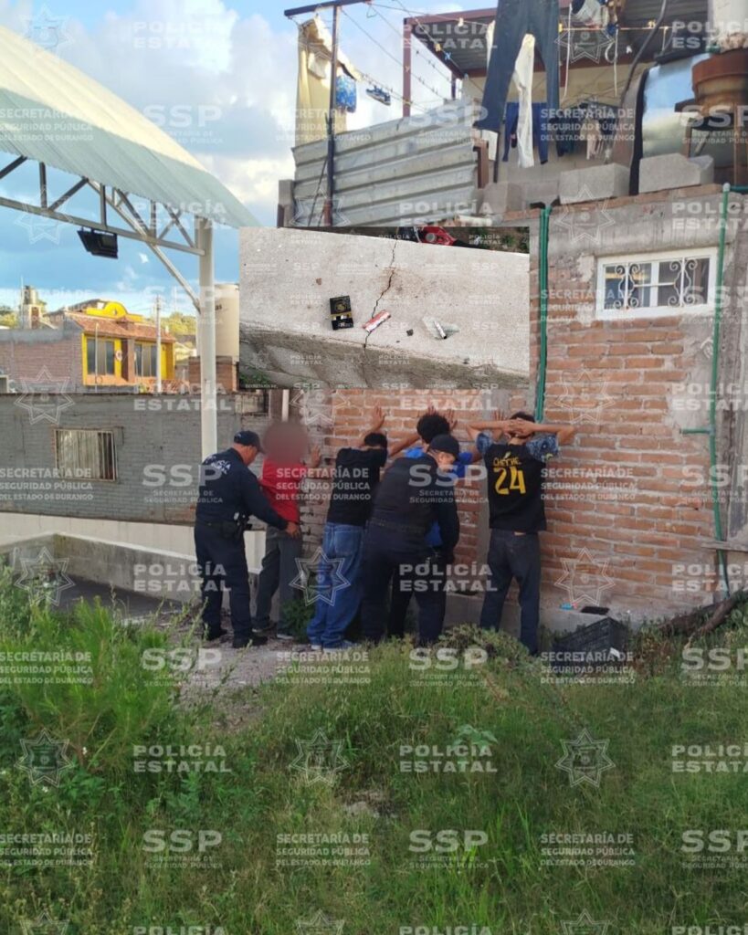 Cuatro menores fumaban enervante en plena calle