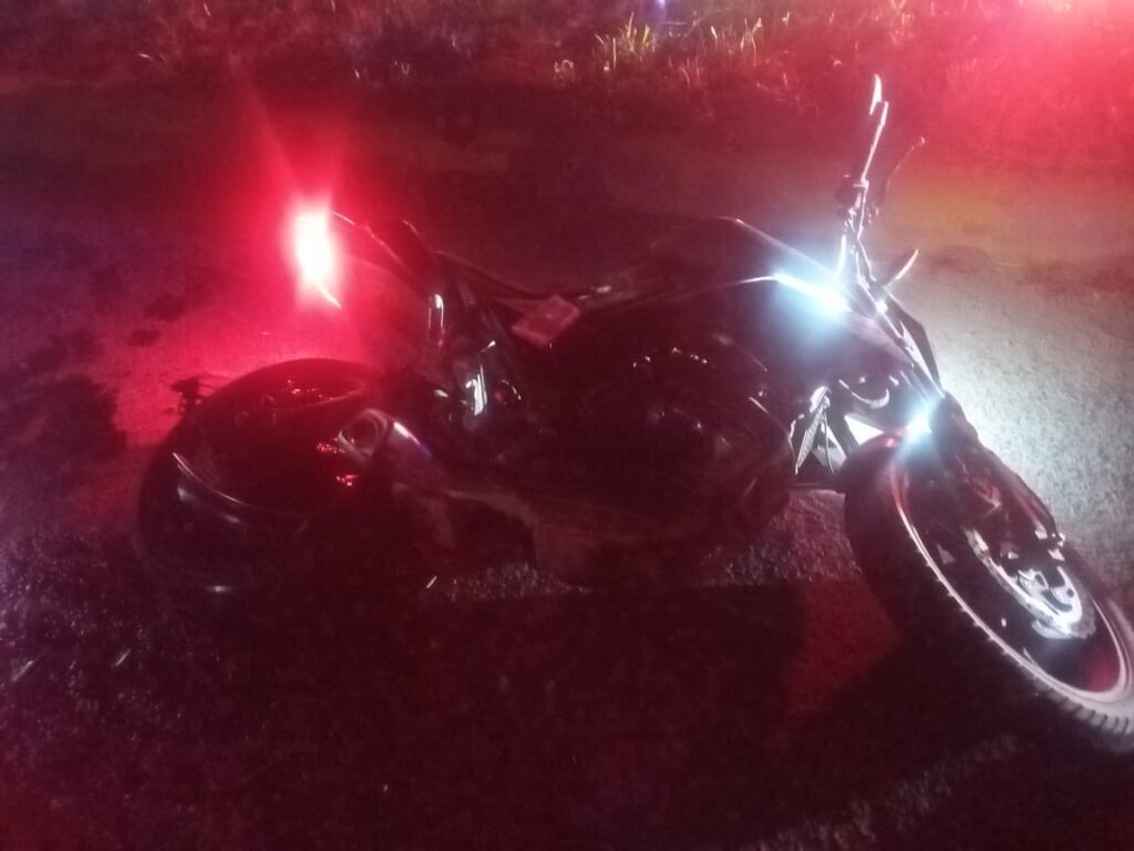 Esposos y bebé lesionados en accidente de motocicleta