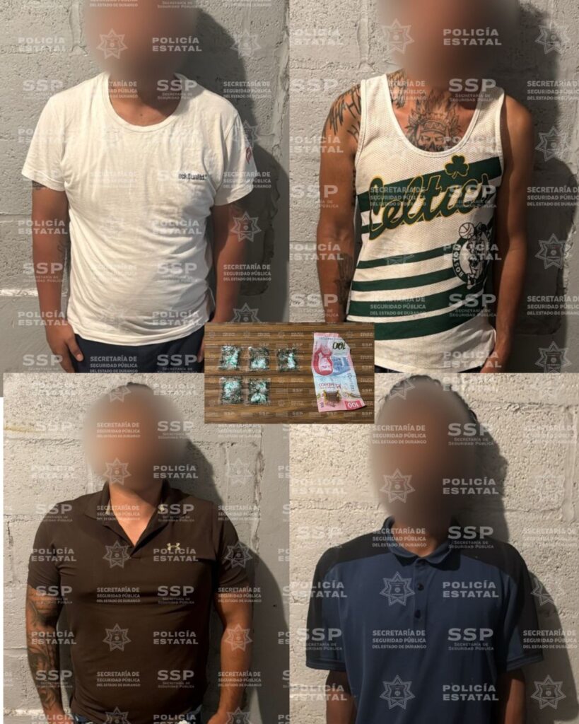 Operativo Dragón contuvo a cuatro varones con sustancias
