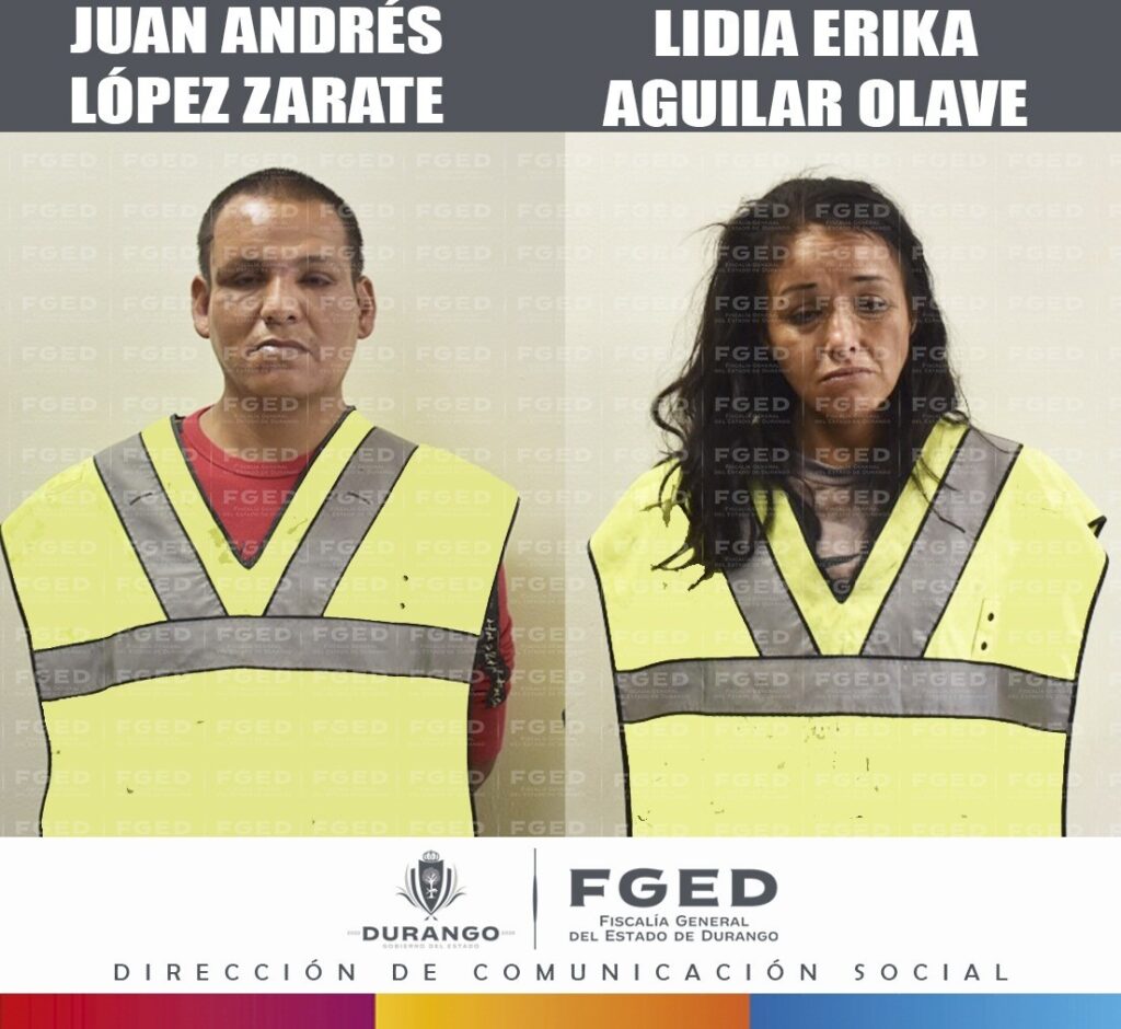Pareja sinaloense sentenciada por quitar la vida a duranguense