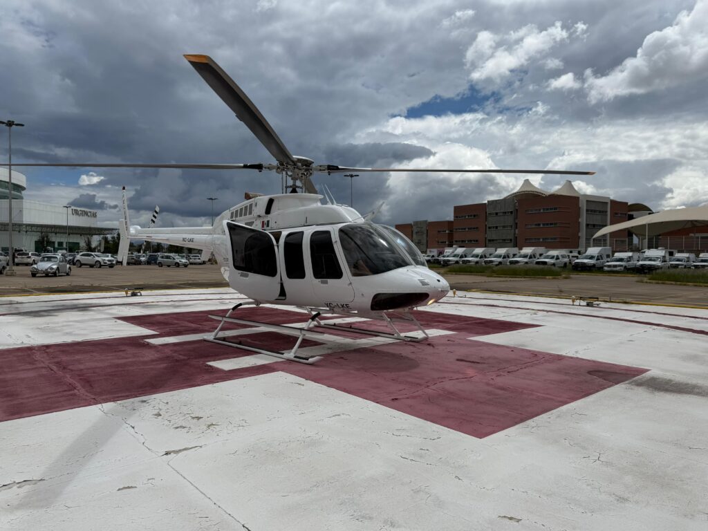 Apoyo aéreo a joven picado por alacrán (video)