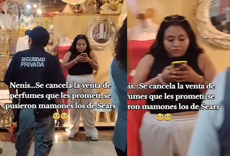 Joven es sorprendida intentando robar perfumes