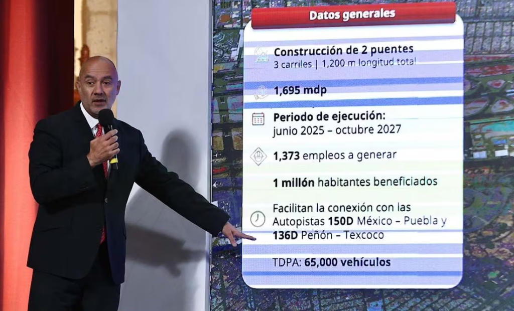 Gobierno anuncia la reconstrucción de dos puentes clave que conectan con el Estado de México