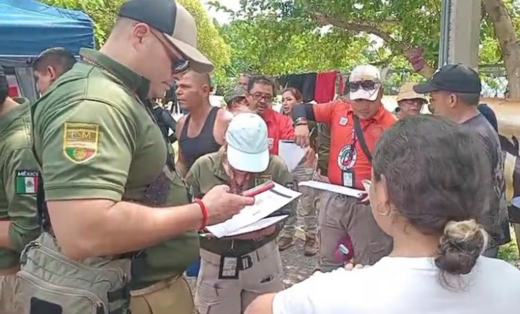 INM inicia censo a integrantes de la caravana migrante en Chiapas