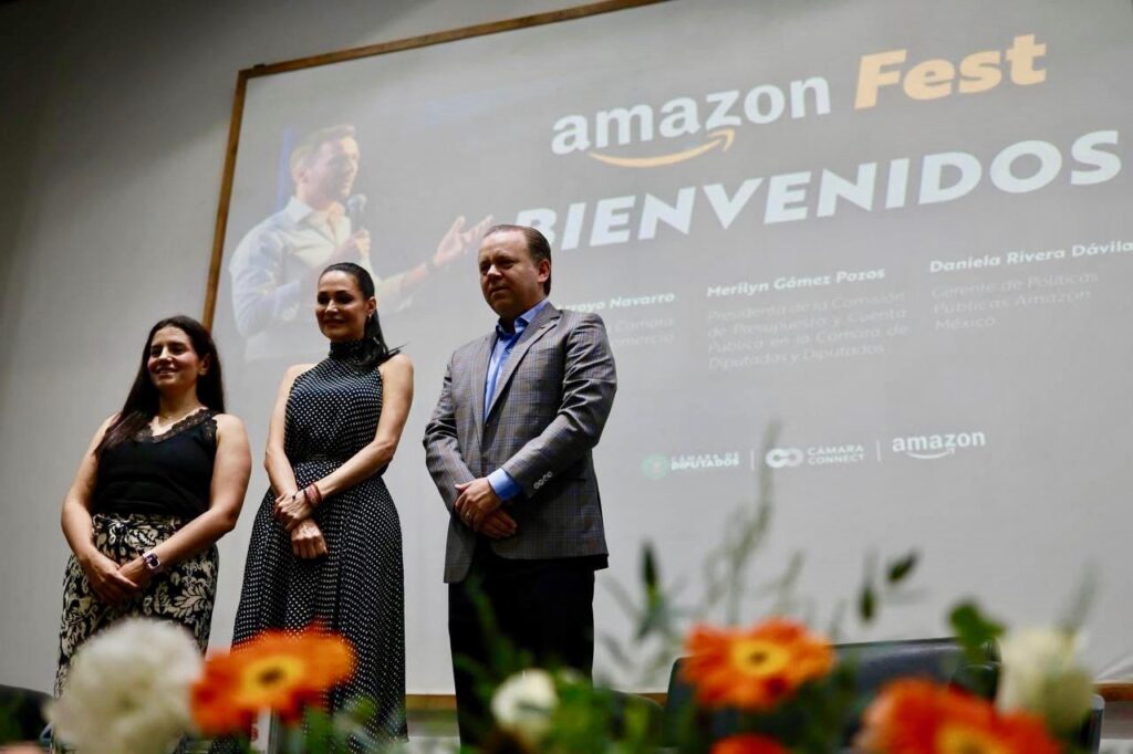 Impulsa Mery Pozos el uso de tecnologías en el sector empresarial con el Amazon Fest