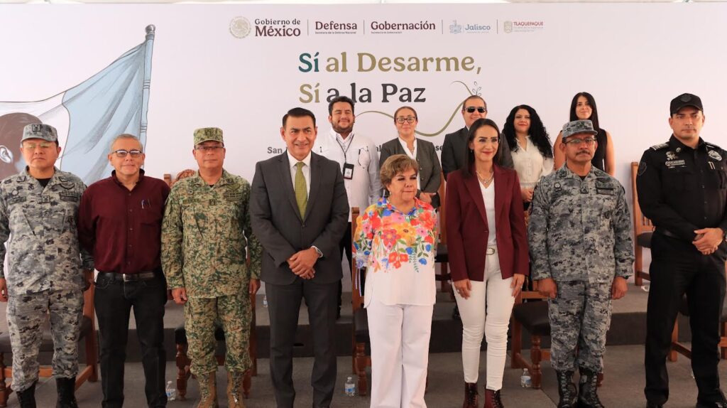Tlaquepaque lanza campaña “Sí al desarme, sí a la paz” e instala Consejo de Paz y Justicia Cívica