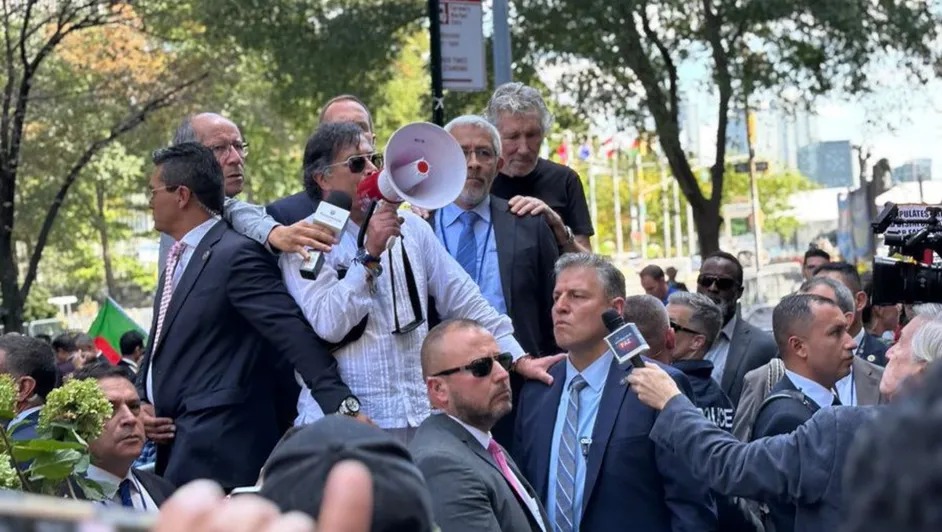 Marchan contra Netanyahu en NY; Petro se une y propone Ejército internacional