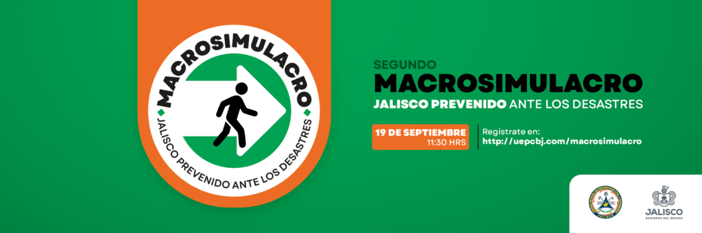 Jalisco se prepara para el macro simulacro, mañana 19 de septiembre; incluye alerta celular masiva
