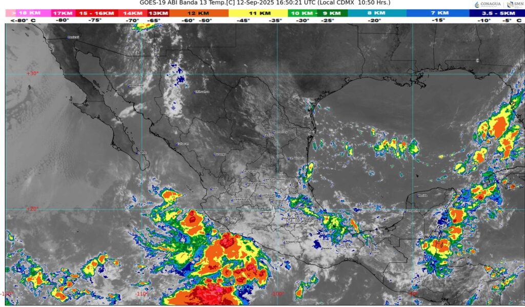 Depresión Trece-E se convierte en tormenta tropical Mario; alerta en el pacífico mexicano