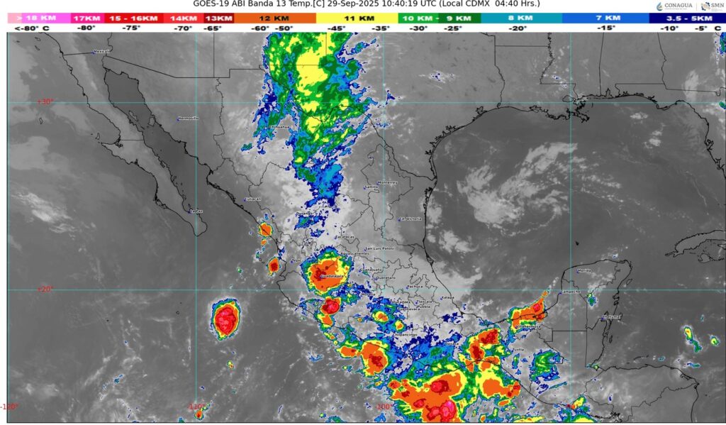Persisten lluvias y tormentas eléctricas en Guadalajara durante los próximos días