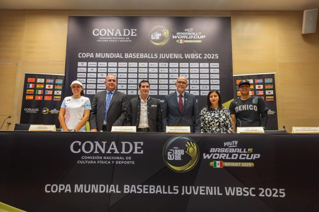 Nayarit será sede de la histórica Copa Mundial de Baseball5 Juvenil WBSC 2025